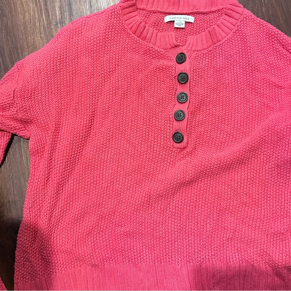 American Eagle Outfitters Vibrant Pink Knit top